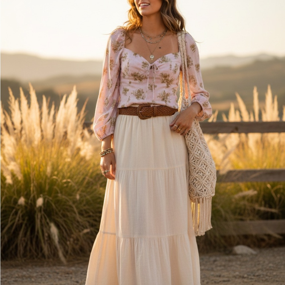 Aritzia Wilfred Pink Novella Blouse XS $110 Retail